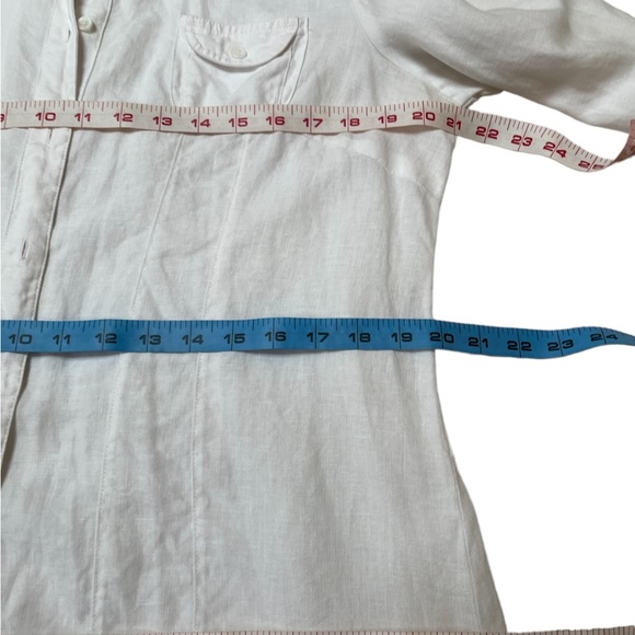 Coastal Grandma Edward linen tunic top blouse size Large - Picture 4 of 5